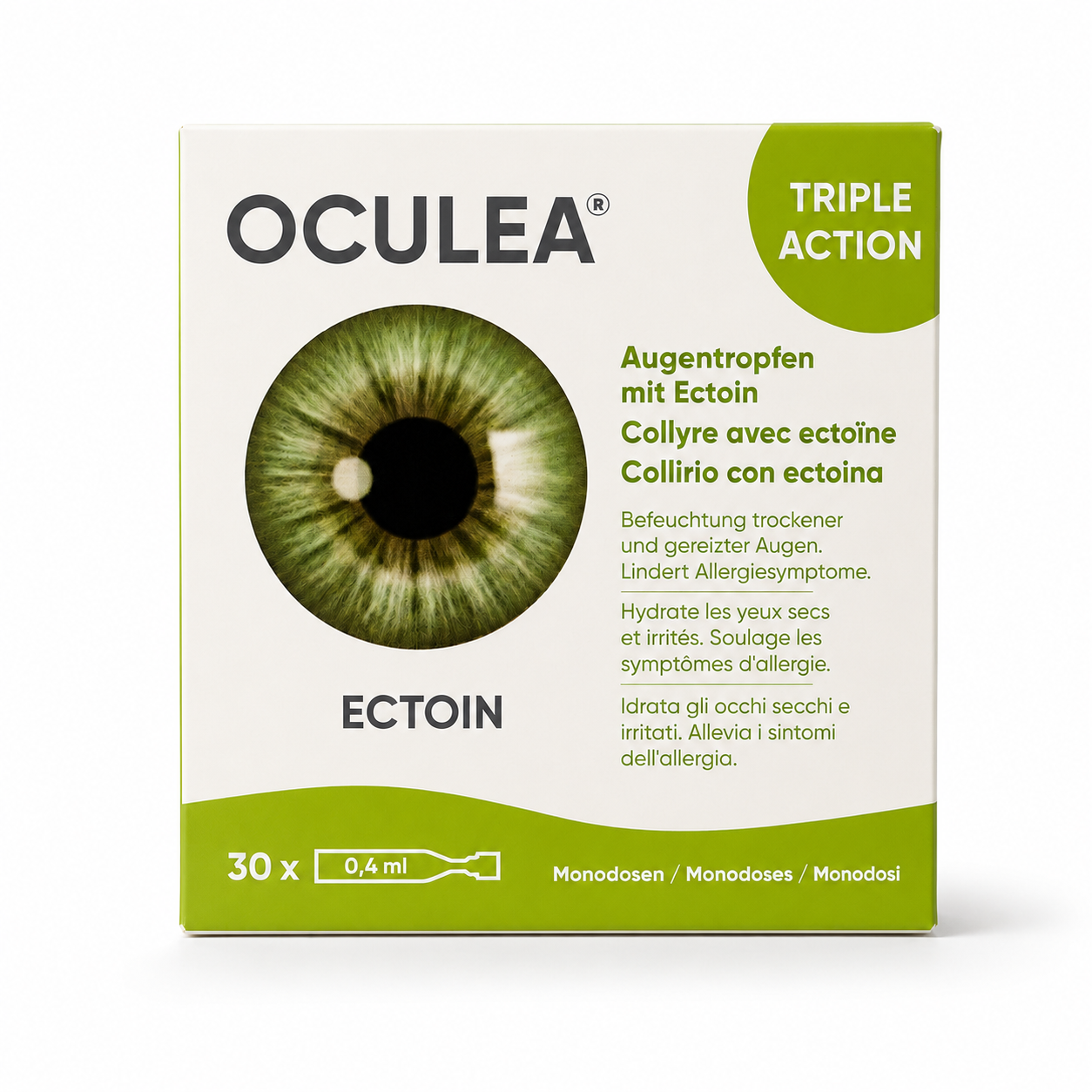 OCULEA Ectoin - Augentropfen für trockene, gereizte und allergieempfindliche Augen