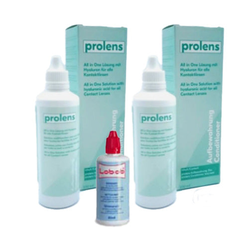 Aktions-Bundle Lobob / Prolens (1 x Reiniger, 2 x Aufbewahrung)